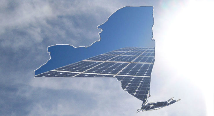 New York's Solar State Program Map