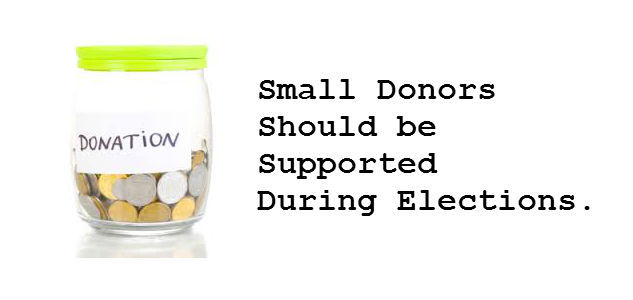 Public Support for Small Donations