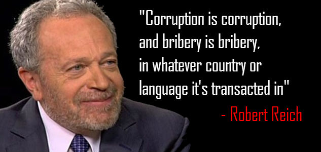 Senate Democratic Super PAC Robert Reich World Corruption
