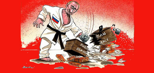 Widespread Crackdown on Russia Democracy
