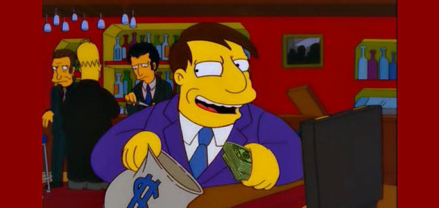 Simpsons Quimby Corruption Info on State and Local Politicians