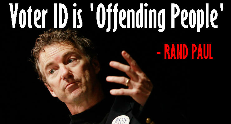 Stand Against Voter ID Rand Paul