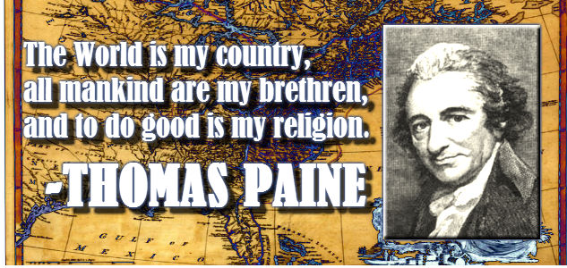 Celebrating Thomas Paine's Birthday quote