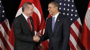 Turkey's First President Recep Erdogan and President Barack Obama.