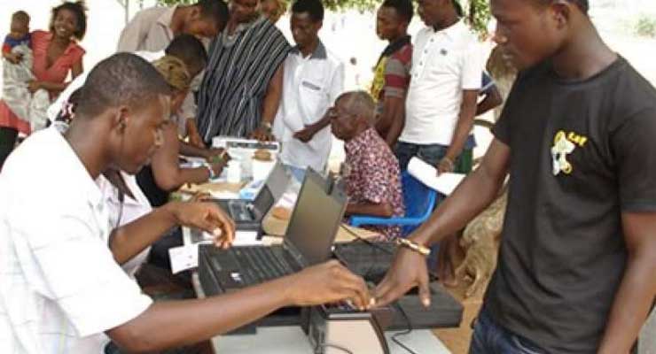 Ghana voter registration lists