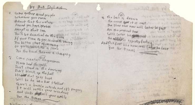 Bob Dylan's Lyrics