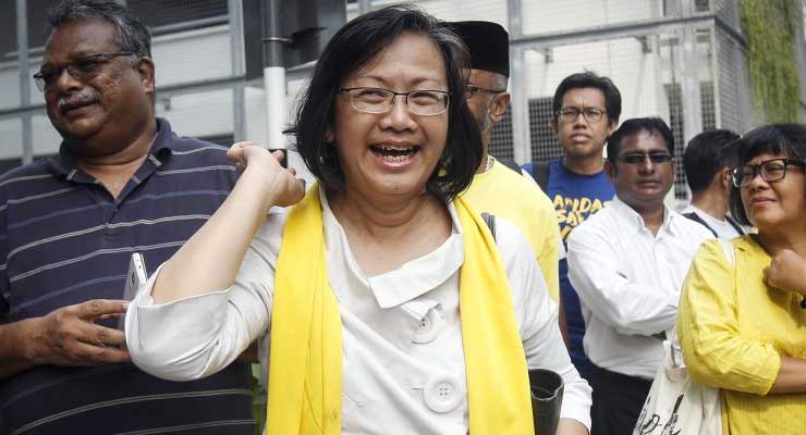 Malaysian pro-democracy leader Maria Chin Abdullah