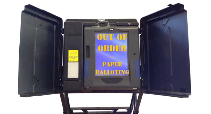 Against Electronic Voting Machines