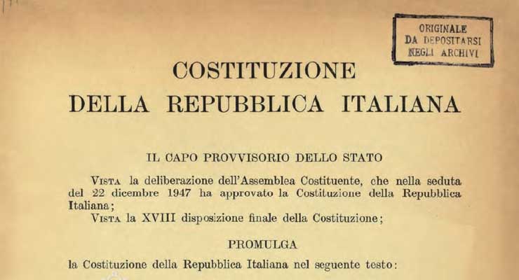 Italy's Constitutional Reform Proposal