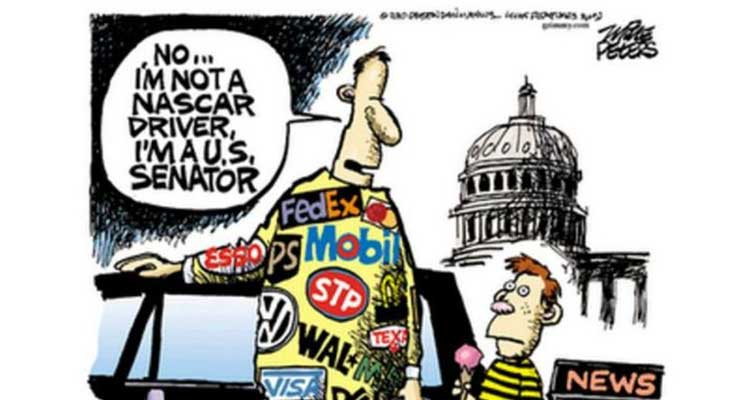 Political Donor Patches Like NASCAR