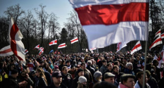 Belarus opposition marks 'Freedom Day'