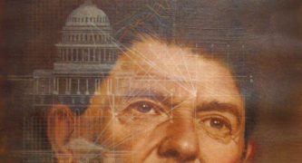 Computer-Generated Ronald Reagan Hologram