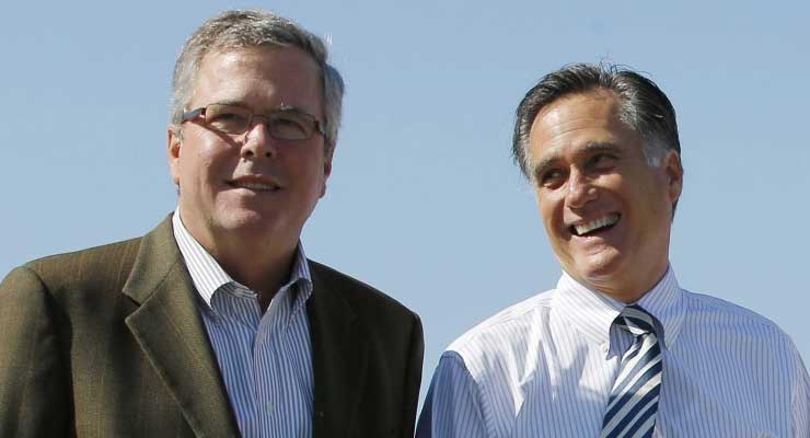 Jeb Bush and Romney
