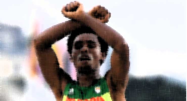 Ethiopian Olympics protester and silver medal winner Feyisa Lilesa