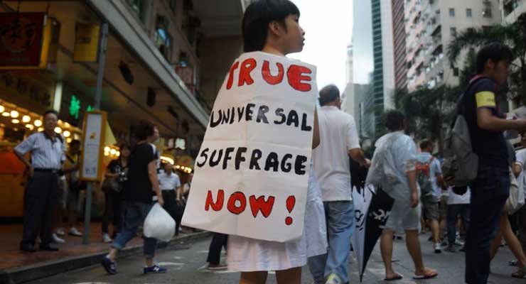 Elected Hong Kong Democracy Activists
