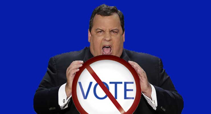 Christie Voter Registration Veto