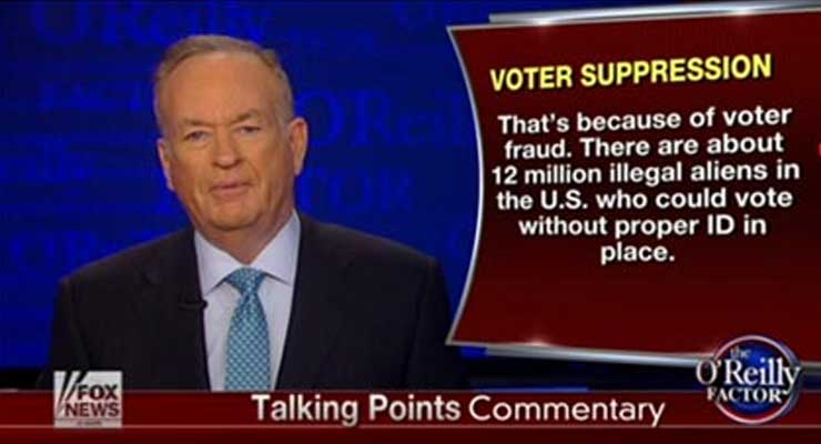 Bill O'Reilly's Voter ID