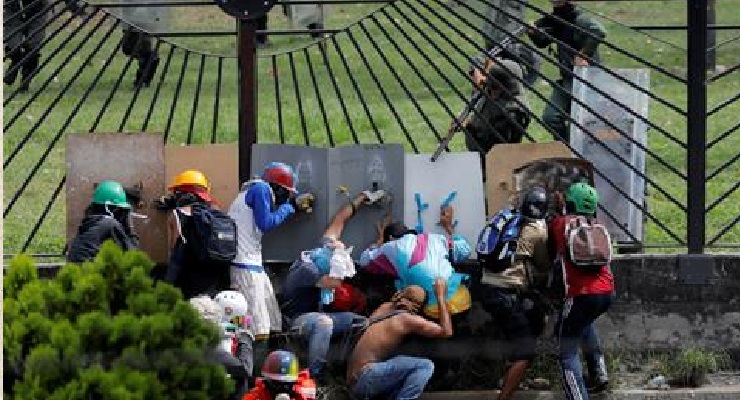 Mass Venezuela Protests Flare