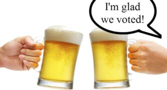 Using Beer As Reminder Of UK Voting Rule Change