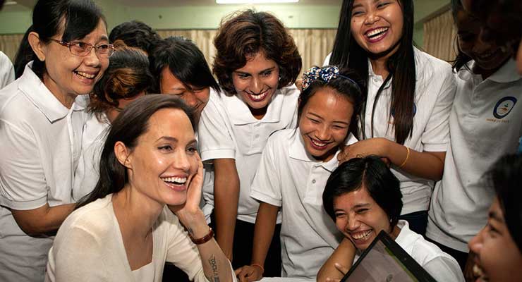 Unexpected Boost From Angelina Jolie
