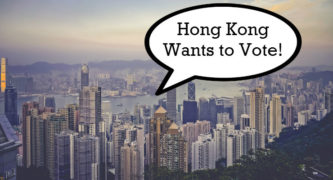 Hong Kong Democracy Protester Found Guilty of Terrorism