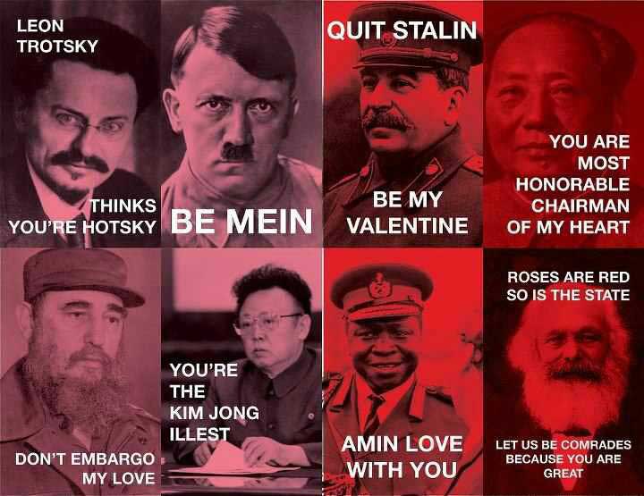 Rivals Send Their Valentine