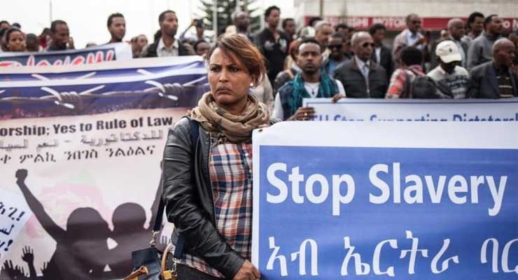 Diaspora Eritreans Protest