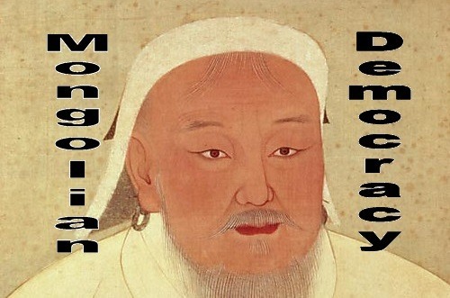 mongolia democracy genghis khan