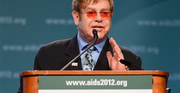 elton john receives award for aids hiv activism