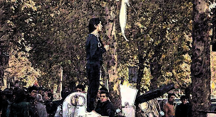 Iranian hijab protester