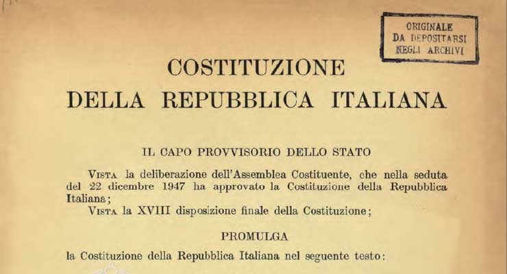Major Italian Constitutional Reforms