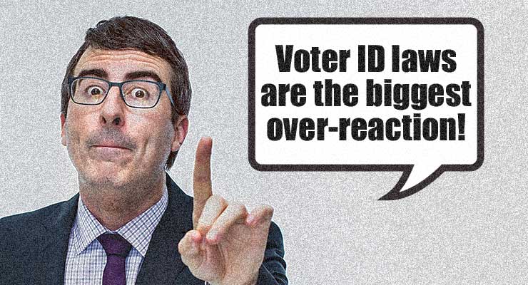 John Oliver Explains Voting Restrictions