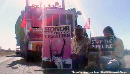 lokota tribe indian keystone pipeline xl protest