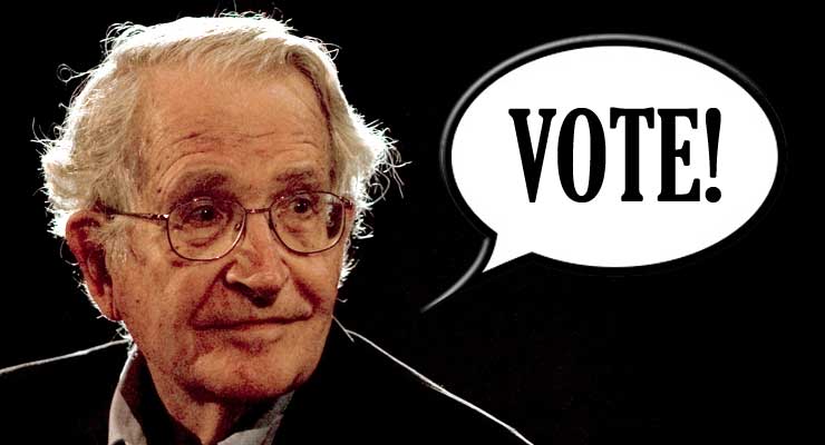 Noam Chomsky Backs Bernie Sanders