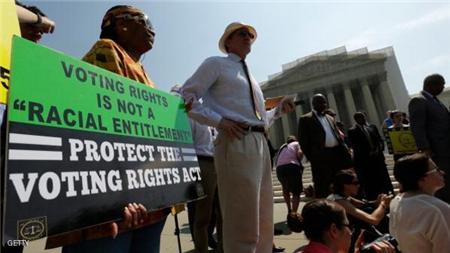 supreme court justice voting rights act protest