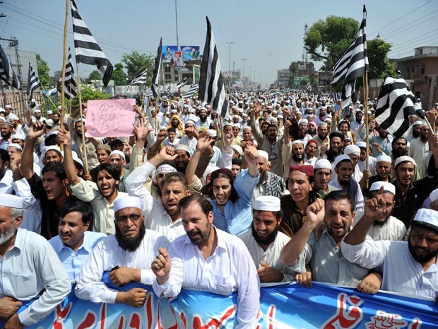 Election protests in Pakistan religious parties