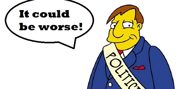 politicians weakness quimby simpsons