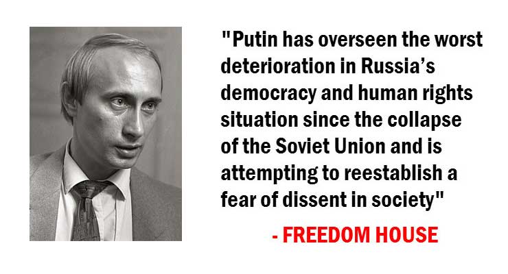 Goals of Russia's Vladimir Putin
