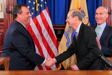 Chris Christie Republican NJ Governors Back Democratic lawyers