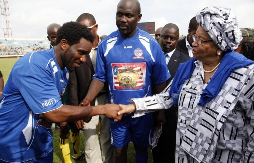 soccer players unite for Liberia