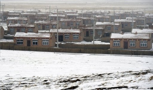 relocate millions of Tibetans increasing pressure