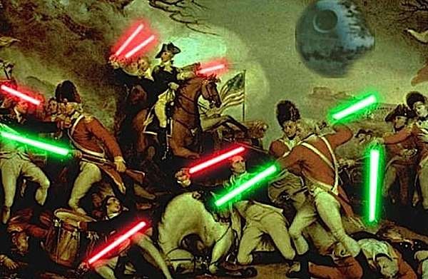 American Revolution Light Saber Battle