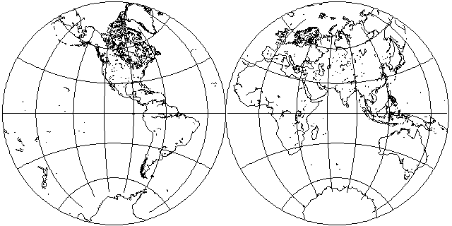 Stereographic Best World Map