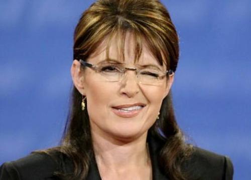Sarah Palin winking up close purge of polarizing figures