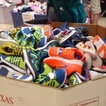 New sneakers of all sizes donated by some good Samaritan