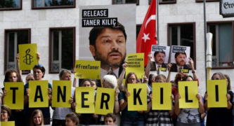 Turkish rights activist Taner Kilic