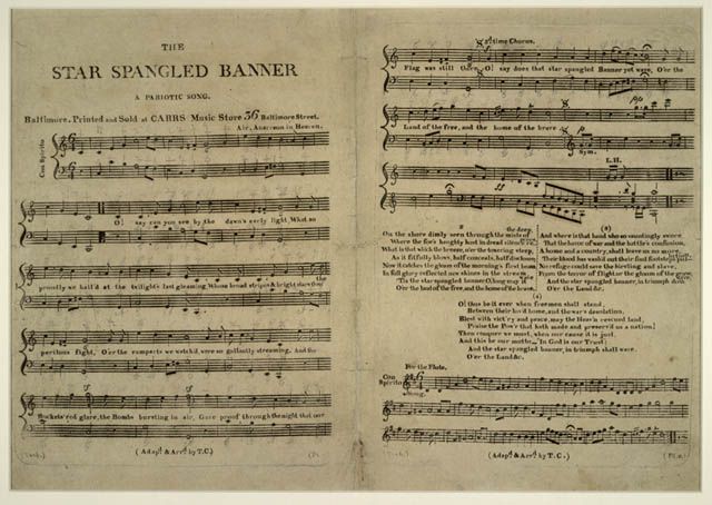 Star Spangled Banner Deconstructed anthem