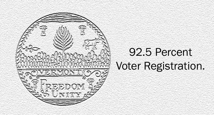 92.5 Percent Voter Registration